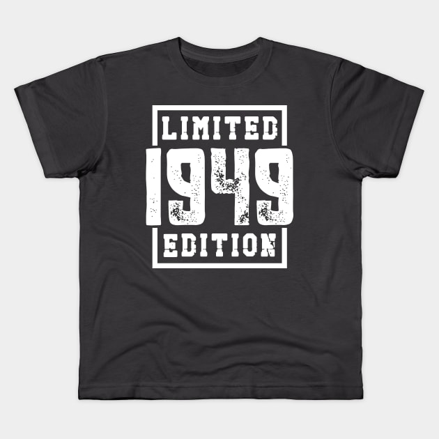 1949 Limited Edition Kids T-Shirt by colorsplash